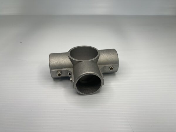 Brushed Aluminum Center Cross Brace Fitting For 1-5/8" OD Legs - Image 4