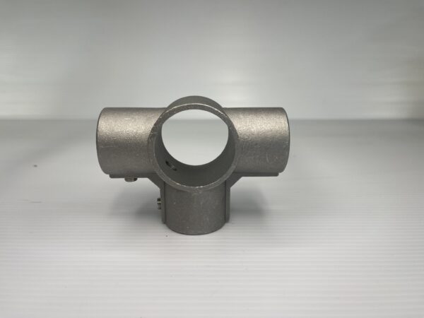 Brushed Aluminum Center Cross Brace Fitting For 1-5/8" OD Legs