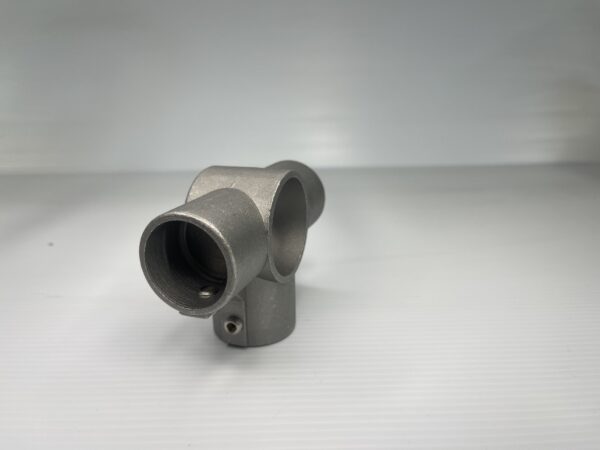 Brushed Aluminum Center Cross Brace Fitting For 1-5/8" OD Legs - Image 2